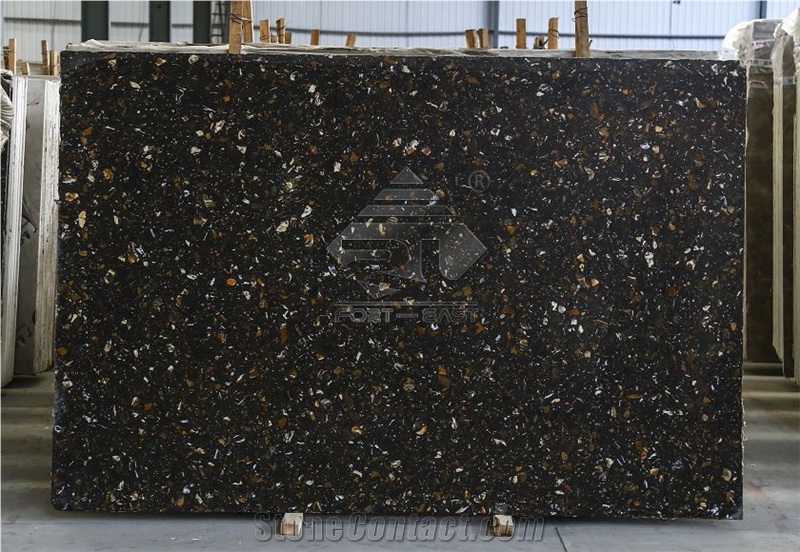 Portoro Extra Artificial Marble Stone Slabs