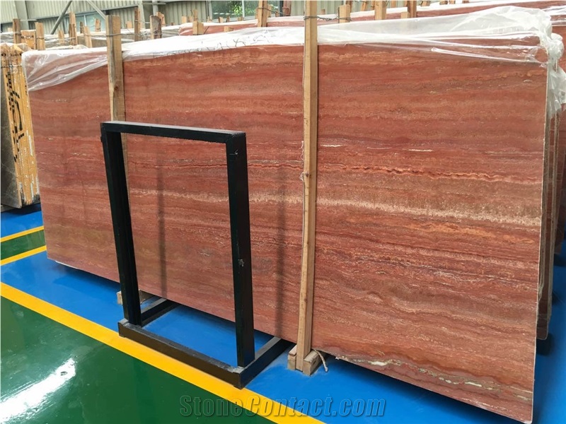 Turkey Akdag Red Travertine Slabs&Tiles