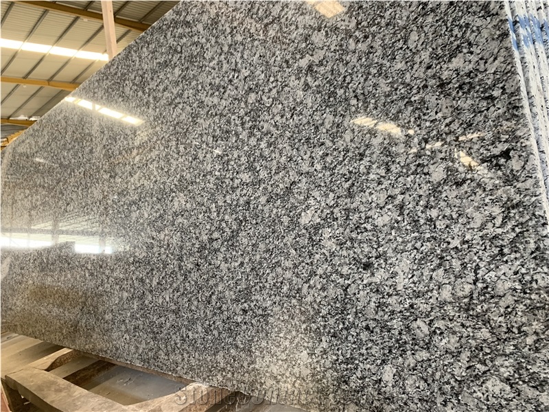 White Wave, Spray White Granite Slabs, Tiles