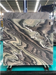 Purple Landscape Granite Slab