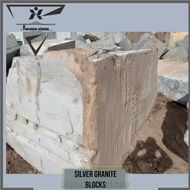 Persian Silver Granite Blocks