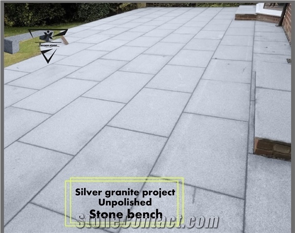 Persian Silver Granite Patio Pavement, Walkway Pavers