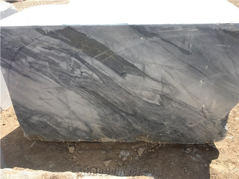 Darknight Marble Blocks, Iran Grey Marble