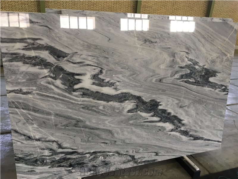 Darknight Marble Blocks, Iran Grey Marble
