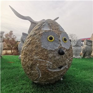 Bird Sculpture Garden Decor Owl Statue