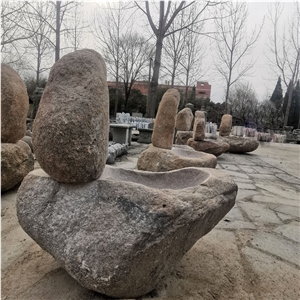 Carved Stone Stone Fountain,Water Features