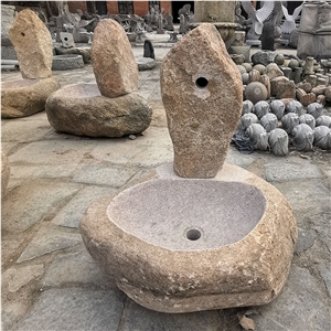 Carved Stone Stone Fountain,Water Features