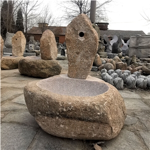 Carved Stone Stone Fountain,Water Features