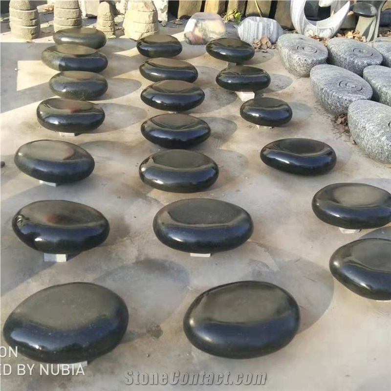 Cobble and Pebble Garden Sitting Rocks Stone