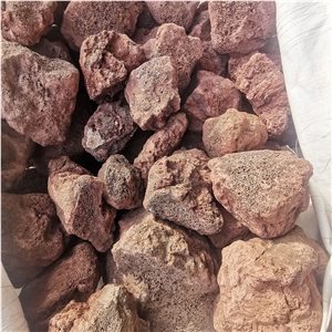 Wholesale High Quality Grill Lava Stone Red Lava