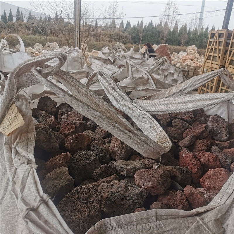 Wholesale High Quality Grill Lava Stone Red Lava