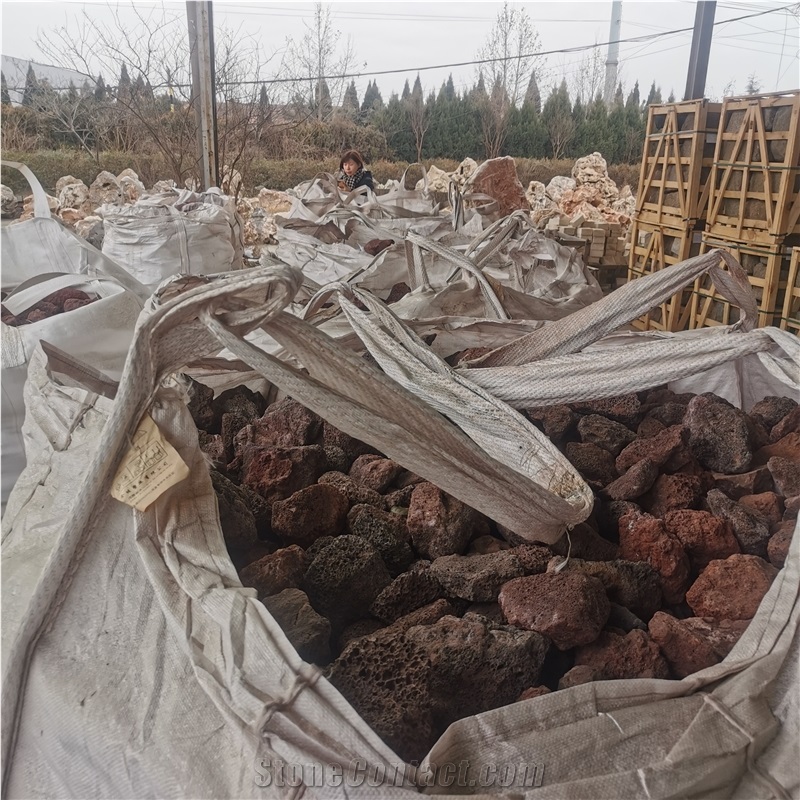 Wholesale High Quality Grill Lava Stone Red Lava