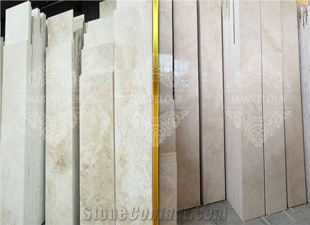 Abbass Abad Travertine Slabs & Tiles, Iran Ivory Travertine