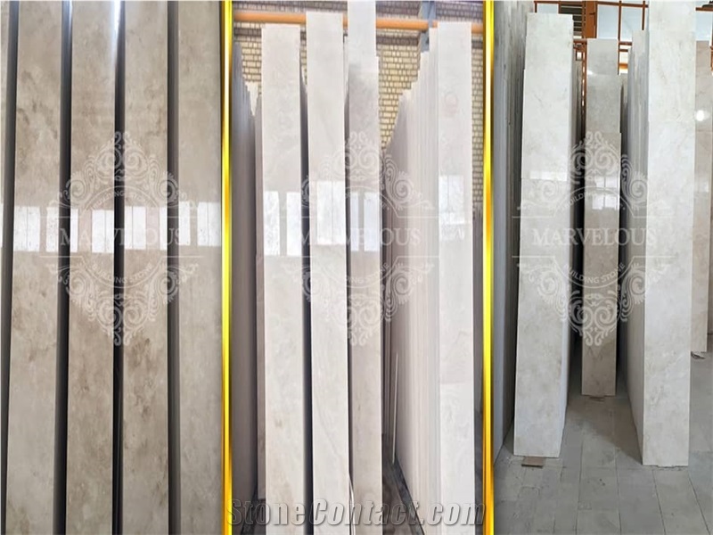 Abbass Abad Travertine Slabs & Tiles, Iran Ivory Travertine