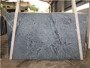 Barroca Grey Soapstone Slabs, Brazil Grey Soapstone