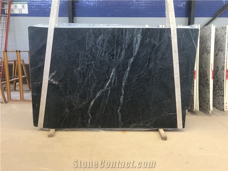 Brazil Black Soapstone Slabs