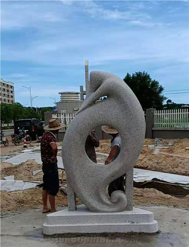 Abstract Art Sculptures Landscape Stone Statues