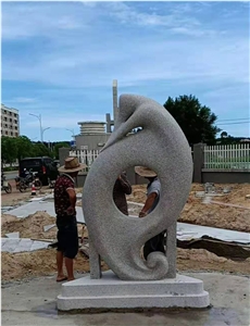 Abstract Art Sculptures Landscape Stone Statues