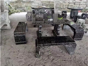 G654 Black Granite Garden Outdoor Table Set