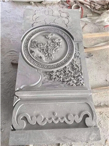 Garden Courtyard Stone Guardian Lions Scupture