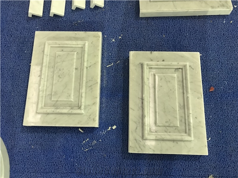 Carrara White Marble Pencil Liners for Project