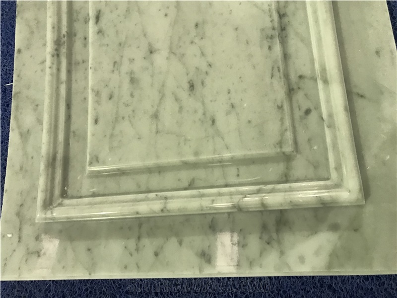 Carrara White Marble Pencil Liners for Project