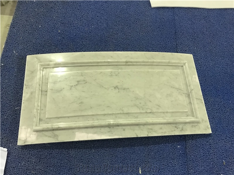 Carrara White Marble Pencil Liners for Project