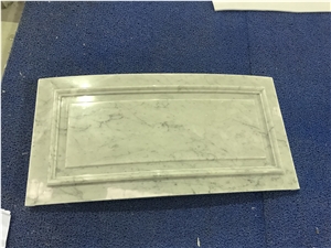 Carrara White Marble Pencil Liners for Project