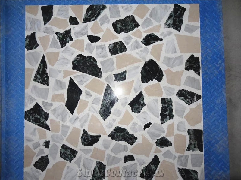 Grey Terrazzo Tile for Wall Covering