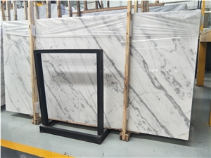 Ice Flower White Marble Stair Steps