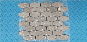 White Terrazzo Mosaic Tile