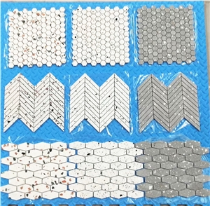 White Terrazzo Tile for Kitchen Wall Tile
