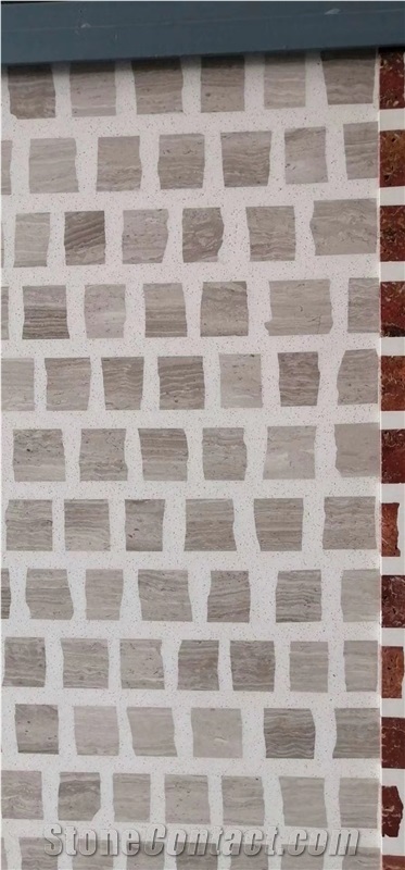 White Terrazzo Tile for Wall Covering