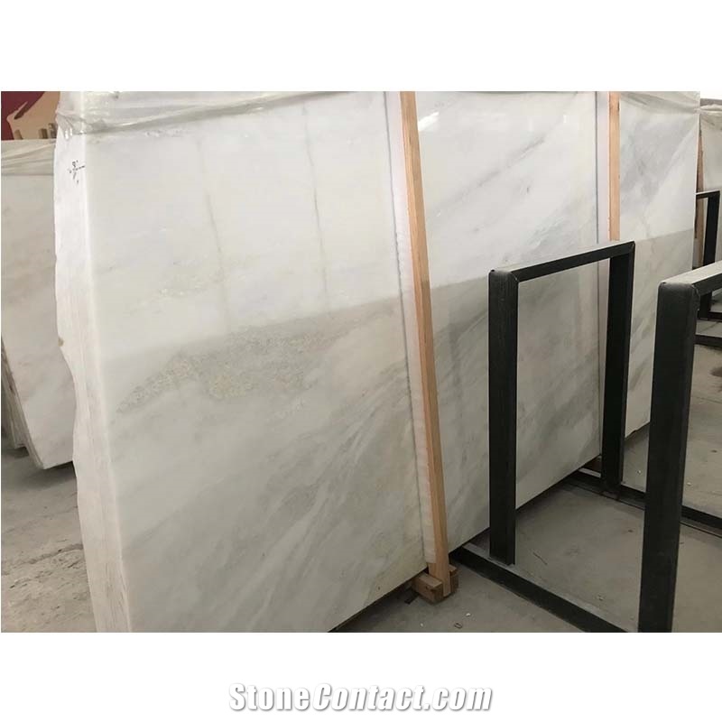 Bianco Rhino White Onyx Marble Slab Backlit