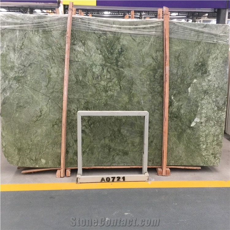 China Dandong Ming Green Marble Slab