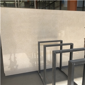 France Gloden Flower Beige Color Limestone Slab