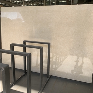 France Gloden Flower Beige Color Limestone Slab