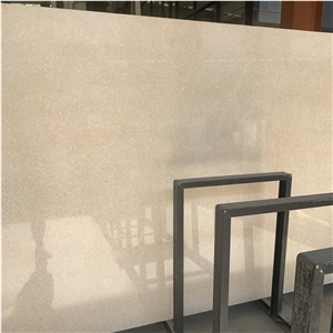 France Gloden Flower Beige Color Limestone Slab