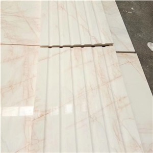 Golden Spider Stone White Marble Tile