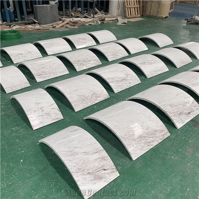 Marble Cladding Column Decoration Hotel Indoor