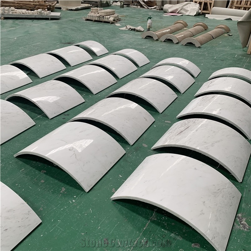 Marble Cladding Column Decoration Hotel Indoor