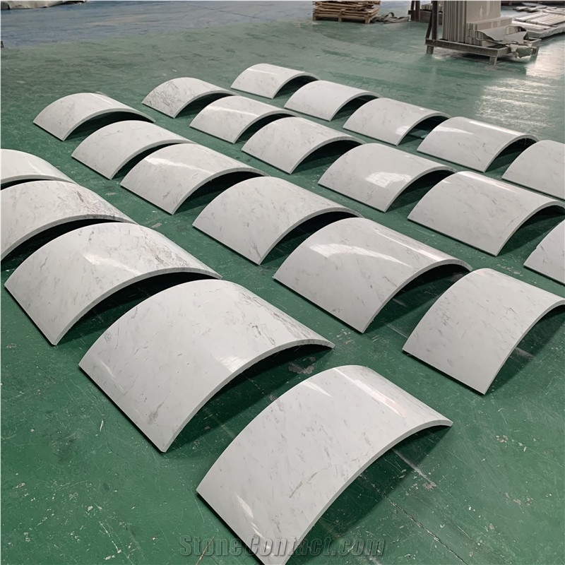 Marble Cladding Column Decoration Hotel Indoor