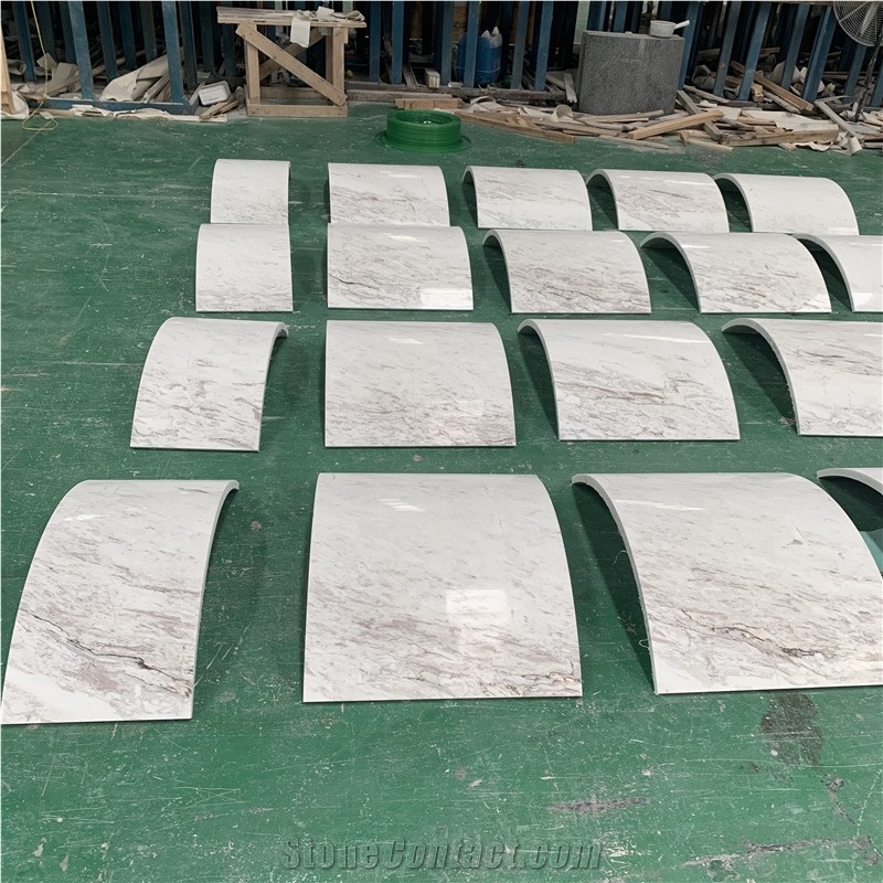 Marble Cladding Column Decoration Hotel Indoor