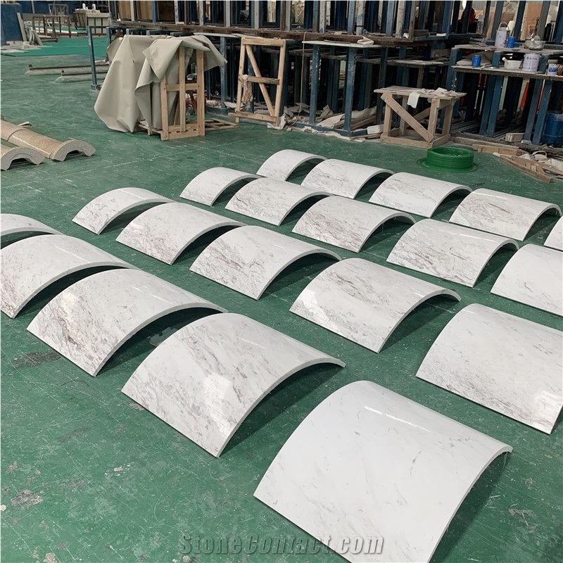 Marble Cladding Column Decoration Hotel Indoor