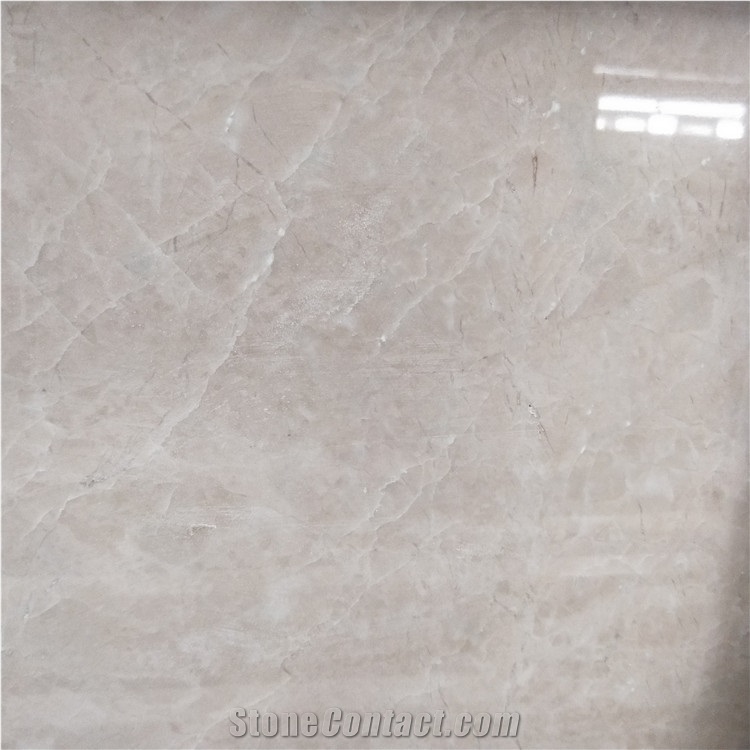 Moon Beige Aran White Marble Stair Riser