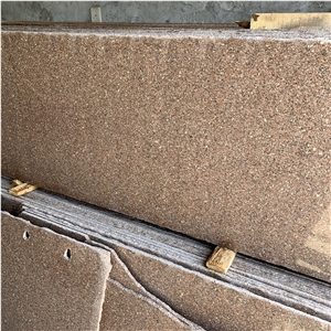 Natural Red Granite Slab For Wall And Floor Tiles