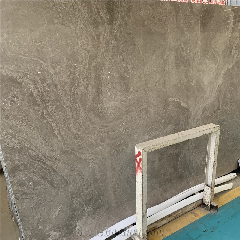 New Gascogne Blue Limestone Slab For Hotel Project