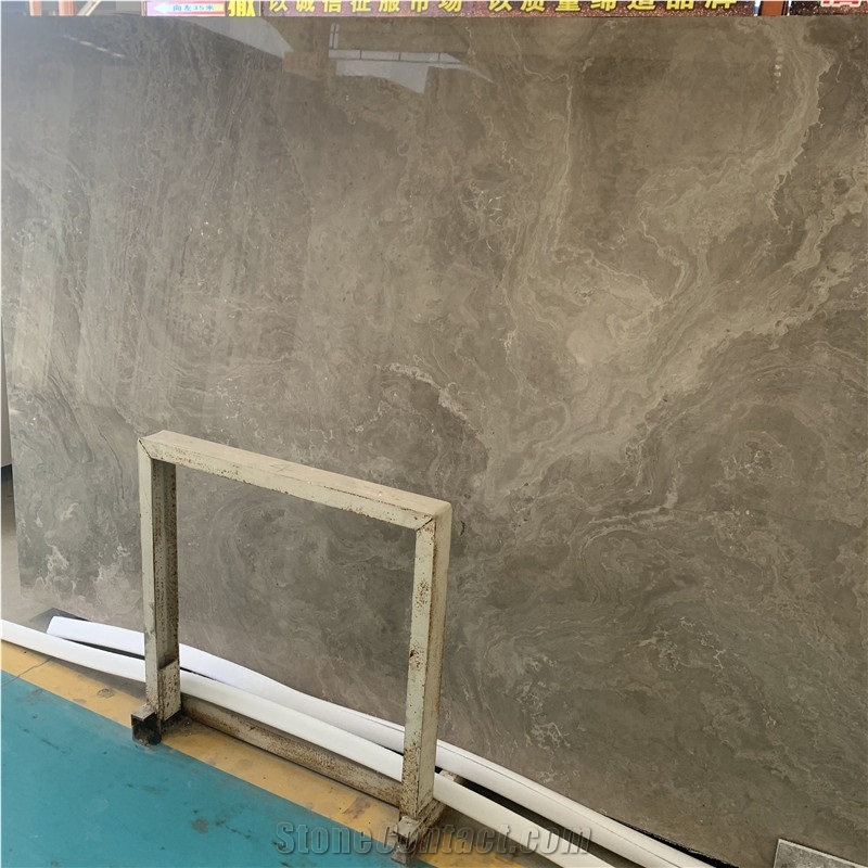 New Gascogne Blue Limestone Slab For Hotel Project