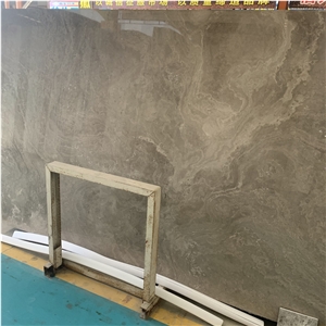 New Gascogne Blue Limestone Slab For Hotel Project