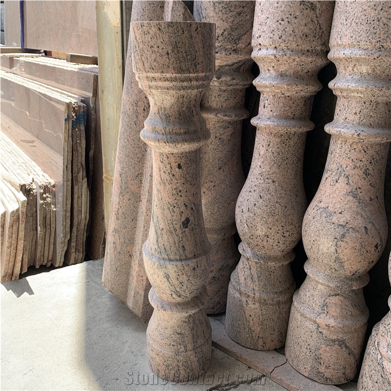 Outdoor Decor California Red Granite Balustrades